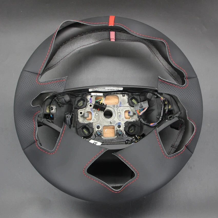 Faux Leathe Steering Wheel Cover for Chevrolet Impala 2014 2015 2016 201-2020 - Image 3 of 4