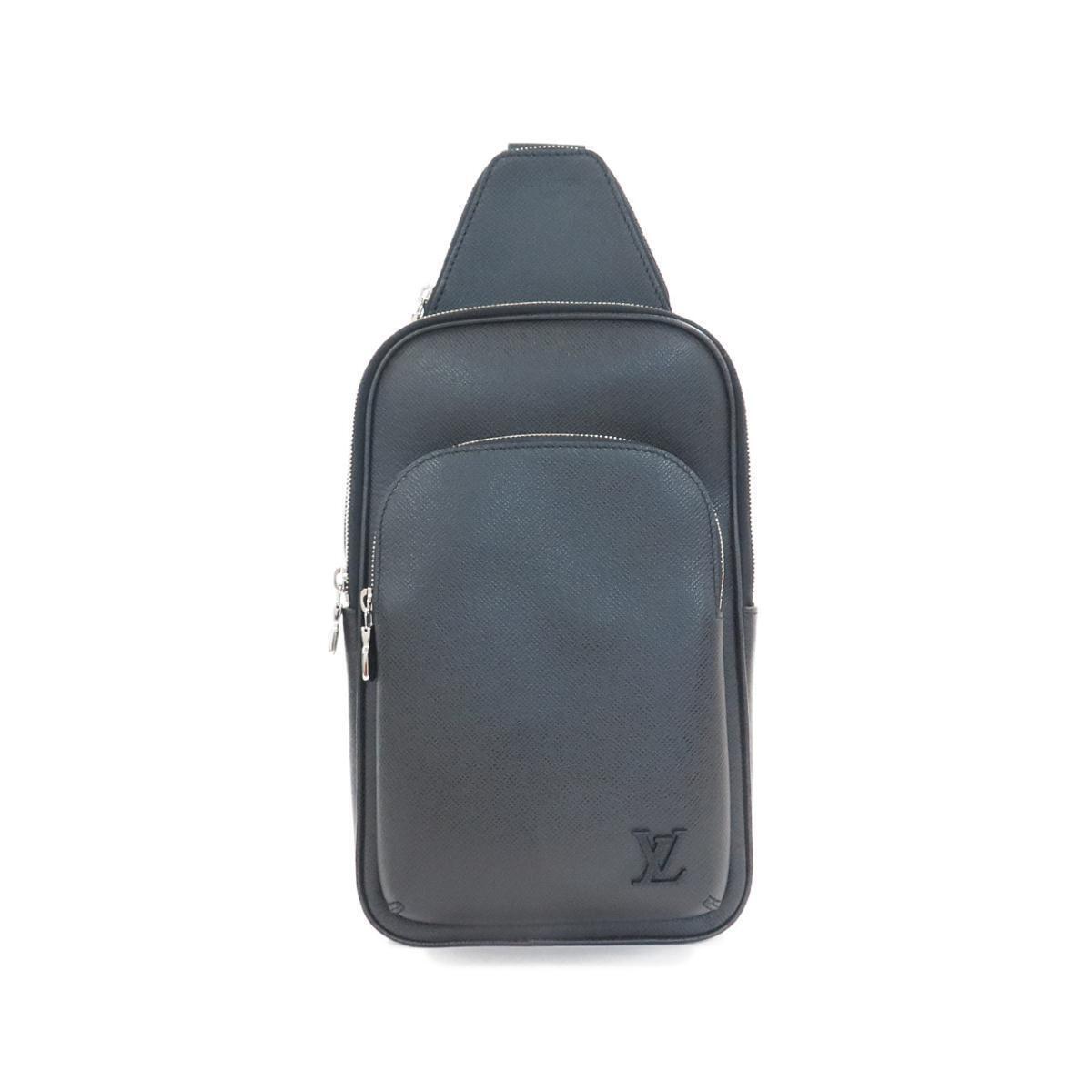 LOUIS VUITTON Taiga Rama Outdoor Sling Bag Shoulder Bag M30833 LV Auth  38176a Black Silvery Leather ref.854844 - Joli Closet