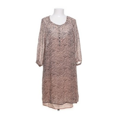 Custommade, Bluse, Größe: 38, Beige/Schwarz/Mehrfarbig, Baumwolle/Seide #xC6