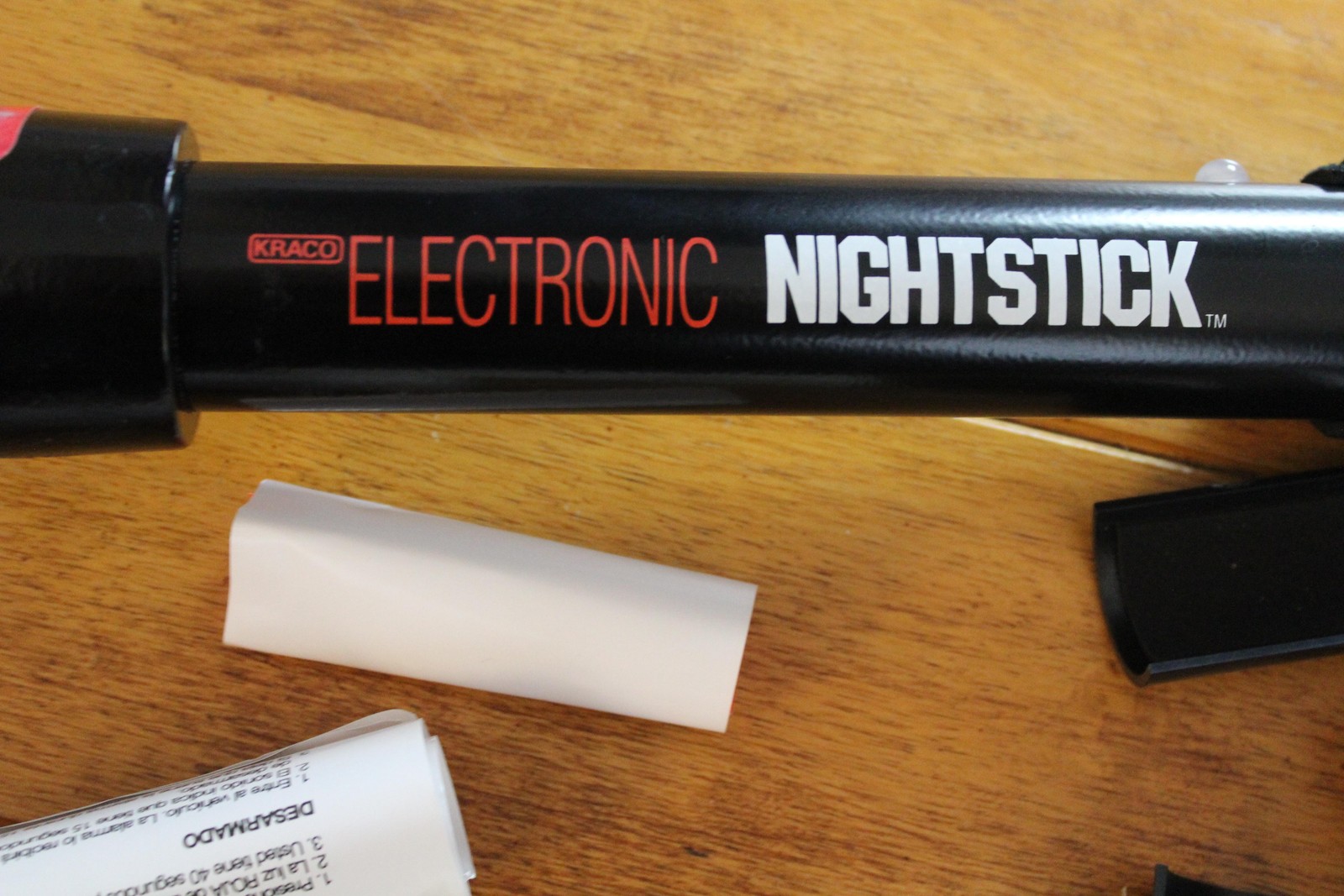 Vintage Kraco Nightstick Anti-Theft Steering Wheel Lock Alarm KMS-009 w/ Keys