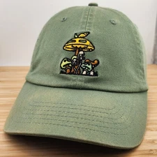Parks Project Hat Cap, Toadstool & Snail Embroidery, 100% Cotton, Strapback 🥾⛺
