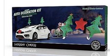 Christmas Car Decor Kit  Holiday Cheer Tree Antlers  Red Nose  Festive Auto
