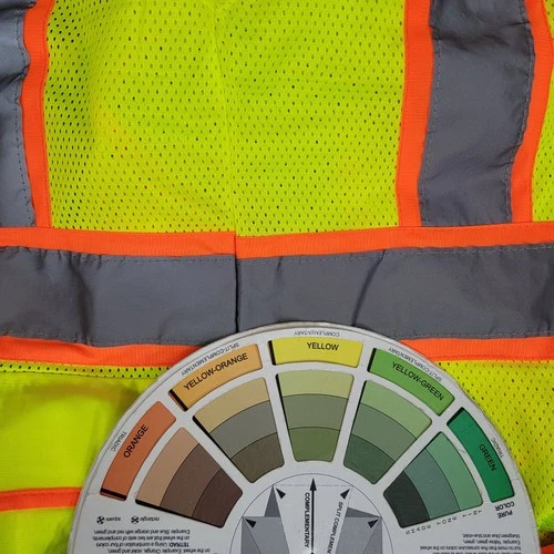Radwear Men's Hi-Vis Yellow Safety Vest L Reflective Class 3 Ansi Workwear image 10