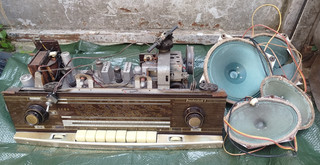 Radio a Valvole Saba Freudenstadt 8 4 Altoparlanti Saba Cavi