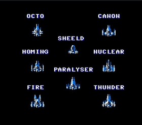 SNK NES Nintendo Entertainment System Vertical Shoot'em Up ALPHA MISSION Pal-B