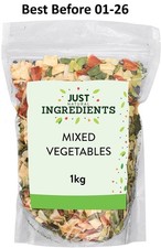 JustIngredients Essentials Mixed Vegetables, 1 kg BBE 01-26 RRP £19 Sale £11.99 11.99 per kilo