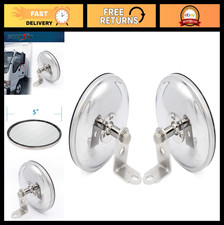 5 Convex Round Blind Spot Mirror For Trucks Buses - Adjustable Bracket 2 Pcs 5 Convex Round Blind Spot Mirror For Trucks Buses - Adjustable Bracket 2 Pcs