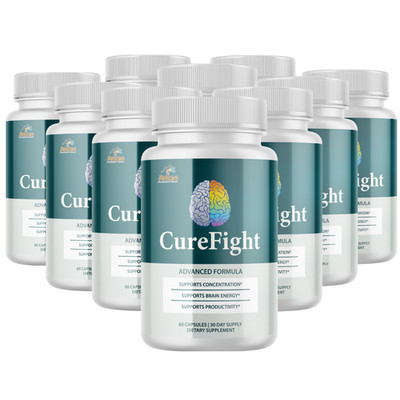 CureFight- Brain Support- 10 Bottles- 600 Capsules