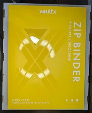 Vault X Sunrise Yellow 9-Pocket Exo-Tec Zip Binder - 360 Cards - New