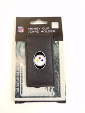 Pittsburg Steelers Magnetic Money Clip/Cardholder NWT Siskiyou Sports