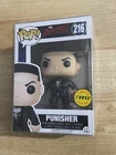 Funko Pop! Marvel Punisher Holding Daredevil Mask #216 Chase Limited w Protector