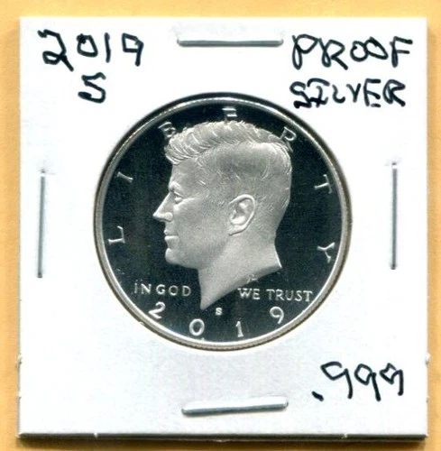 Gem 2019-S Proof Ultra-Cameo Silver (.999) Kennedy Half Dollar - Free Shipping