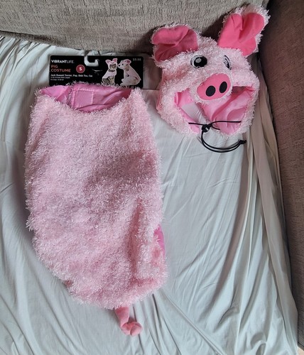 Vibrant Life Halloween Pig Costume for Dogs Size Small 10-20 pounds
