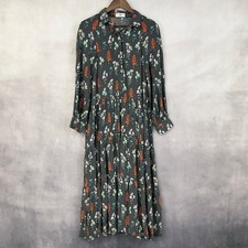 Natural Life Women Dress Small Floral Boho Cottage Romantic Indie Folk Granola