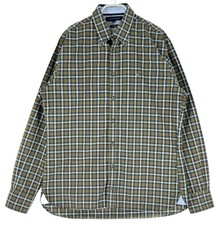 Tommy Hilfiger Men Custom Fit Long Sleeve Casual Formal Shirt Size M