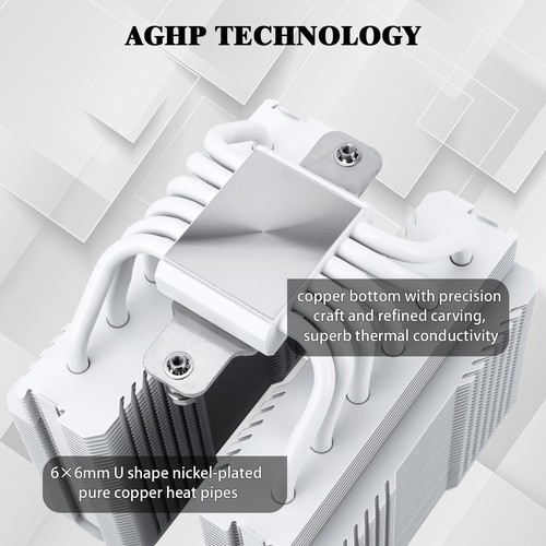 Thermalright Peerless Assassin 120 Mini White CPU Cooler, 6 Heat Pipes WHITE - Afbeelding 2 van 5