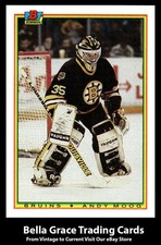1990 Topps Bowman Andy Moog #35 Boston Bruins NHL Hockey Base Set  