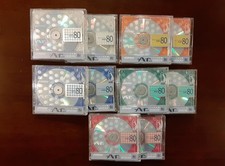 Victor Ar MiniDisc MD 80min 10 Pack Color Mix Opened Pack Authentic Item