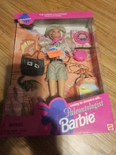 Vintage The Career Collection Barbie Doll Paleontologist 1996 Mattel Special