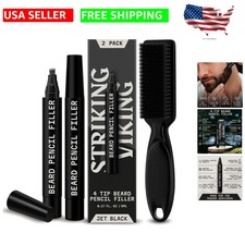 Beard Pencil Filler Kit for Men: 2-Pack Waterproof and Sweat-Proof Solution