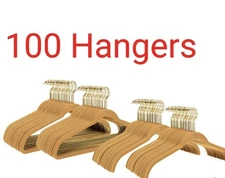 The JOY Huggable Hangers 100-piece Anti-Microbial ~Gold/Brasstone Clean Boss Set
