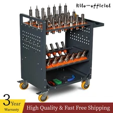 Rolling Tool Cart 40 Taper Tool Holder Tool Trolley CNC Tool Cart CAT/BT40-35CAP