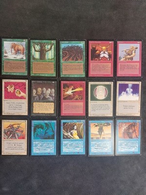 Lot 15 Beta Cards 1993 MTG Vintage old school magic Magic the gathering!!!