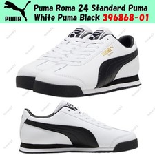 Puma Roma 24 Standard Puma Blanco Puma Negro 396868-01 Para hombres Talla