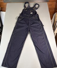 Vintage Sears Tradewear Overalls Mens 36x30Blue Denim Workwear Union Made