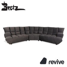 Bretz Cloud 7 Stoff Ecksofa Grau Metallic Neubezug Sofa Couch