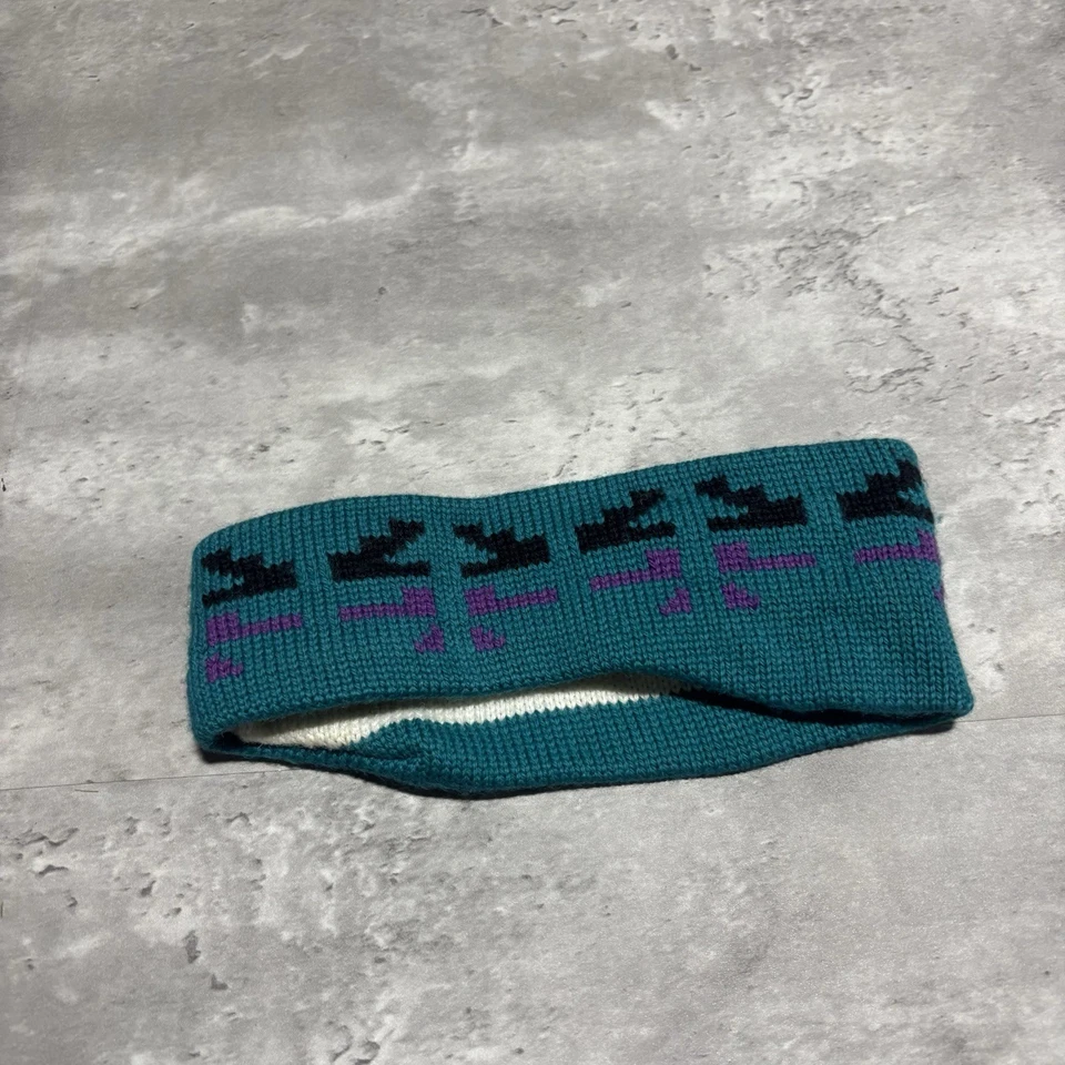 VTG Columbia Fleece Lined Headband Ear Warmer Adult One Size Acrylic Winter* - Image 2 of 4