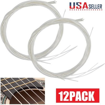 12Pcs Replacement Nylon String For Classical Acoustic Guitar Music Tool Strings