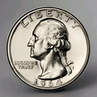 1964 Proof Silver Washington Quarter ( Pictures Of Actual Proof Quarters) 🪙🪙✅️