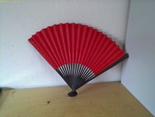 Roter kleiner ca. 29,6 cm Fächer faltbar aus Holz & Papier