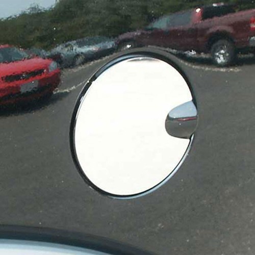 Chrome Fuel Gas Door Cover 1 Pc Kit (fits: 2006-2010 Jeep Commander 4-door SUV) - Picture 3 of 5