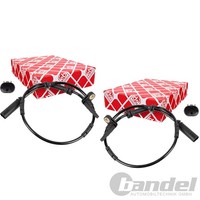 2X febi bilstein ABS-SENSOREN Hinten Beidseitig Passend FÜR BMW X3 X4