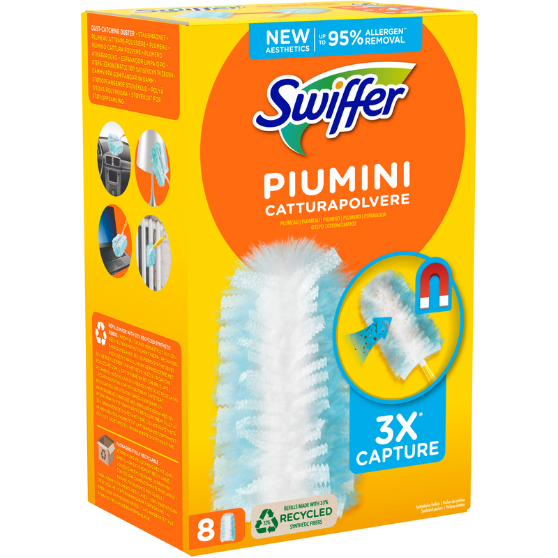 swiffer SWIFFER DUSTER CATTURAPOLVERE 8 PIUMINI cura casa e persona