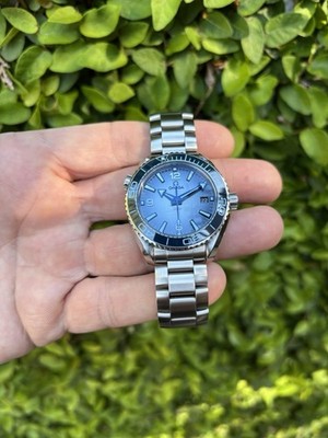 Discontinued OMEGA Seamaster Planet Ocean 39.5mm Summer Blue, 2025, Full Set