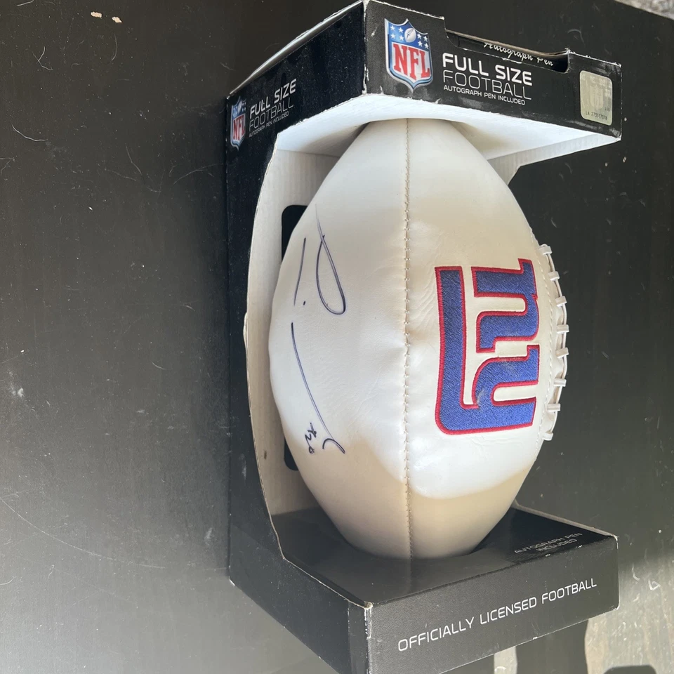 Fútbol americano firmado Prince Amukamara NY Giants Foto 3 de 4