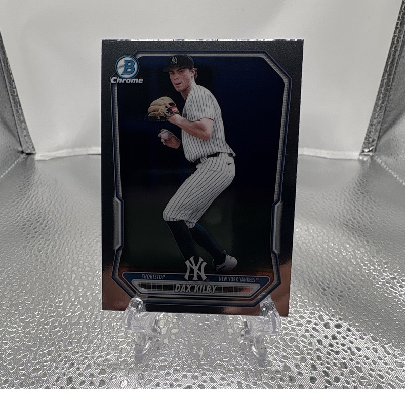 Bowman 2025 Bowman Chrome Prospects Dax Kilby BCP-78 New York Yankees