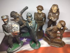 Barclay,Manoil Toy Soldiers Lot As-is