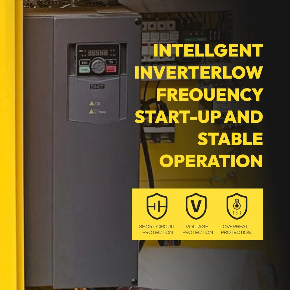 30Hp 3 Ph 230 V Rotary Screw Air Compressor with 220 V 1 Ph Refrigerated Dryer - Image 4 of 4