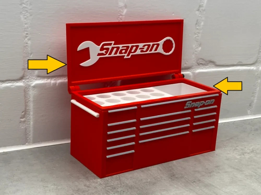Toolbox-Style Red Pencil Holder &ndash; The Perfect Gift for Dad, Husband, or Tools