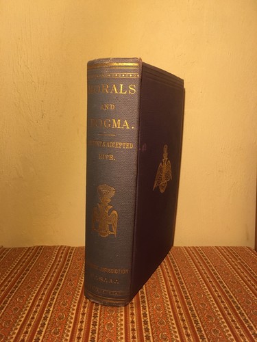 Cover of Morals And Dogma ~ Albert Pike 1st OCCULT FREEMASONRY MAGIC KABBALAH ROSICRUCIAN