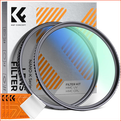 Filterset 77mm Polfilter CPL UV Filter Zirkularer Polarisationsfilter