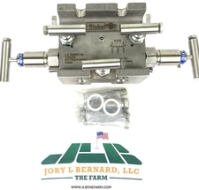 PARKER, M3-775SDT-WAW9, 5-WAY MANIFOLD, WIDE-PATTERN, 6000 PSI, 316 SST, NEW