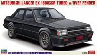 Hasegawa 1/24 Mitsubishi Lancer EX 1800GSR Turbo Mit Over Fender Model Kit 20808