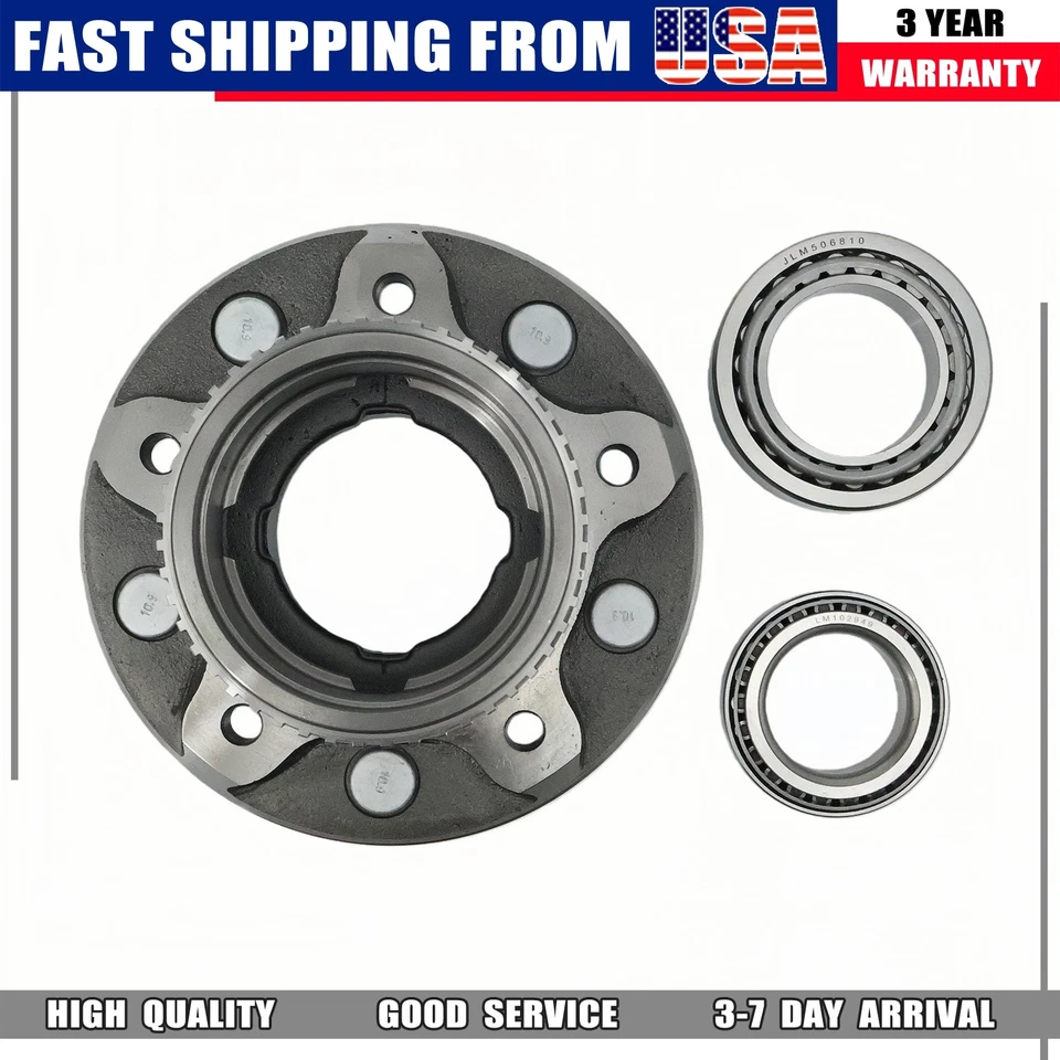 Subconjunto de buje delantero + rodamientos aptos para Toyota Land Cruiser Lexus Lx470 Base 1998-2007 Foto 4 de 4