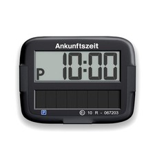 Needit - Park Micro Solar Schwarz – weltweit dünnste solarbetriebene Parkscheibe