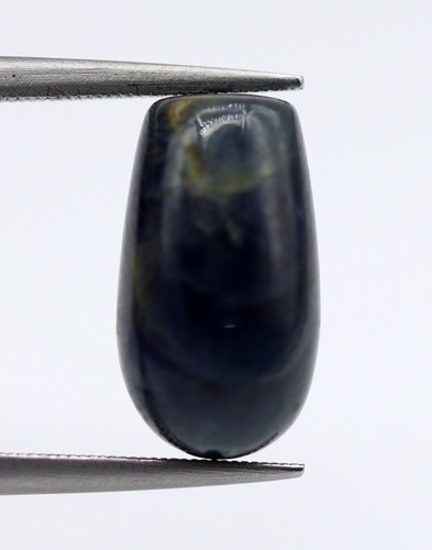 Piedra preciosa Birmania con cuentas sueltas de zafiro azul oscuro natural de 7,43 quilates sin calor - Imagen 2 de 10